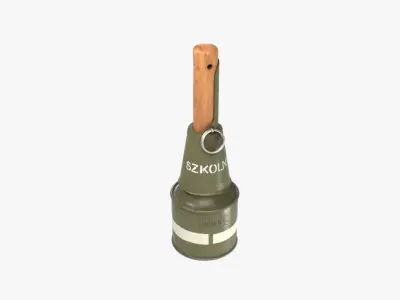Grenade RPG-43 clean Low-poly 3D model