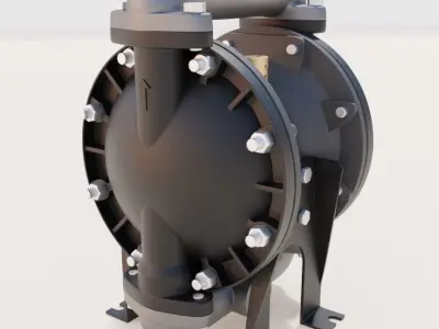 Petroleum pump ARO 650717-C 3D model