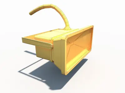 Led Halogen Low Poly PBR Low-poly 3D model