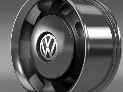 VW Beetle Classic rim 3D model