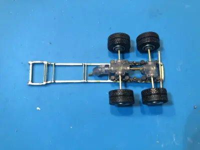 Gear box with bevel gear 3D print model