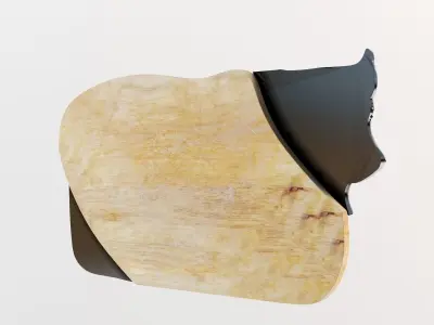 Tray cow CNC 3D print model