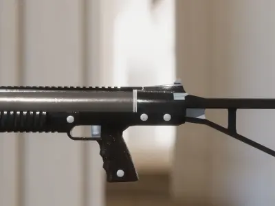 Grenade Launcher GL37 - Game-Ready Free low-poly 3D model