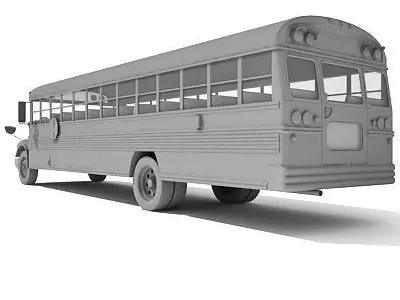 School Bus 3D model