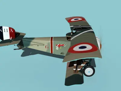 Nieuport 11 VHP V02 3D model