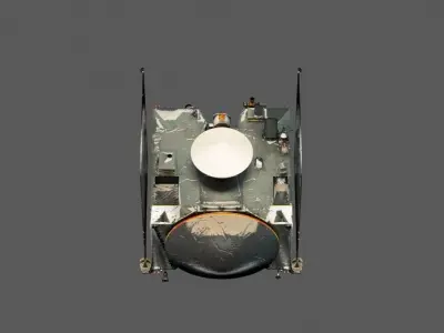Osiris Rex Low-poly 3D model