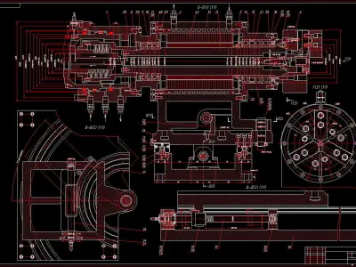 CNC Internal Grinding Machine 3D model