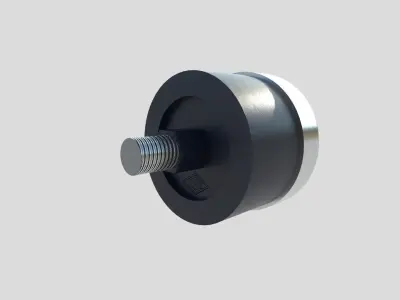 Pressure Gauge M1 Low-poly 3D model