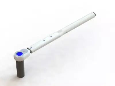 Torquimeter with Socket Torquimetro com Soquete 210Nm 3D model