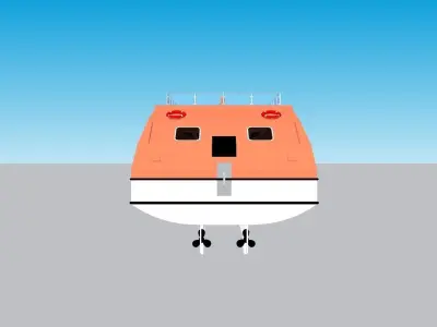 Lifeboat PEL-14 3D model
