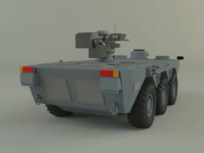 Armored vehicle 3D model purchase