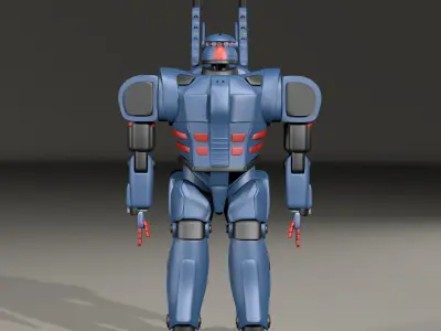 Mecha Armor 3D model