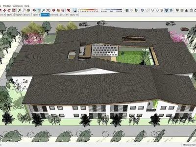 Sketchup Kindergarten C3 3D model