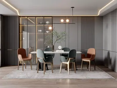 restaurant Home decoration Modern Restaurant 3D model
