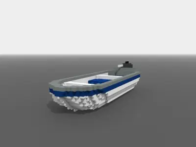 Ship Voxel 3D model