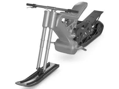 Snow Bike 3D model order