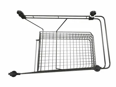 Shopping cart 3D model shop