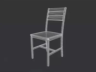 Industrial Style Chair 3D model