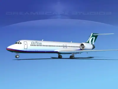 Boeing 717-200 Air Tran 1 3D model