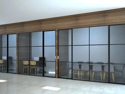 Industrial Office 3D model