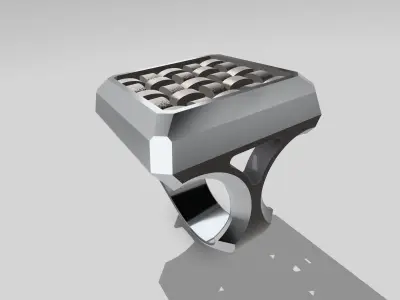 Knitting ring 3D model