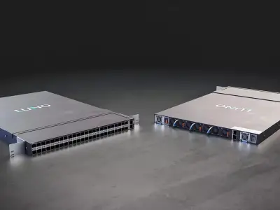 Rackmount Network Switch 3D Model Low-poly 3D model