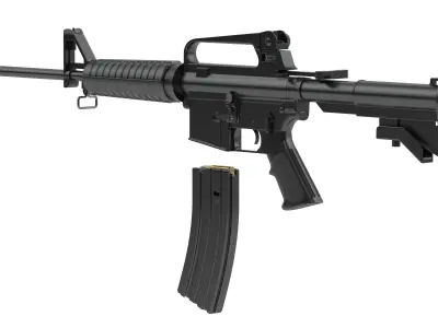 Colt AR-15 3D model