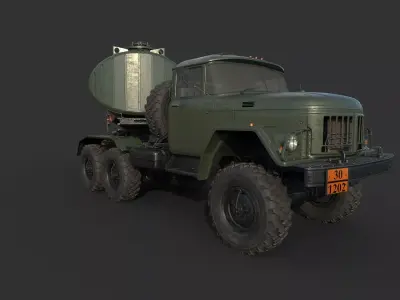 Zil 131 Fuel Tank 3D model