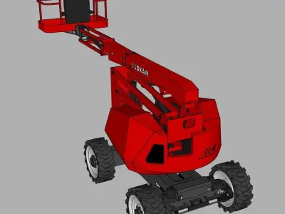 Nacelle JLG 340aj LOXAM - JLG 340aj LOXAM boom lift  3D model