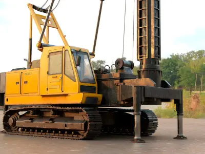  Heavy Construction Machinery Equipment Industrial 5 in 1 vol 1 PBR 