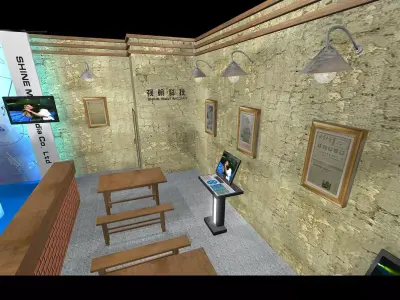 Exhibition - Area - 9X9-3DMAX2009-0128 3D model