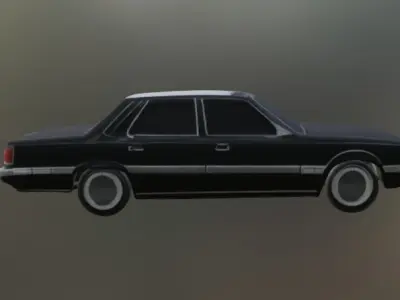black car 3D model