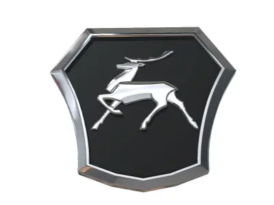 gaz logo 3D model from CGTrader