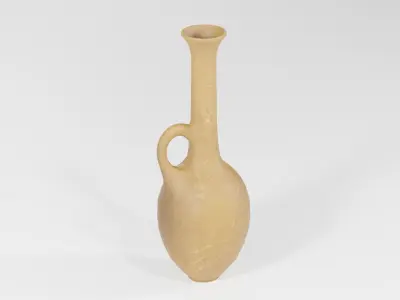 Jug vase earthenware Low-poly 3D model