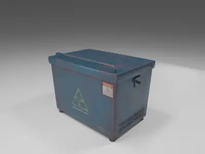 Garbage Container Trash  Low-poly 3D model