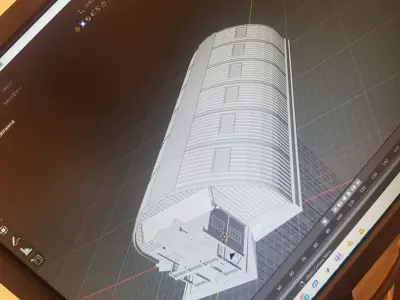 Fighting 3d Garage Fps Low-poly 3D model