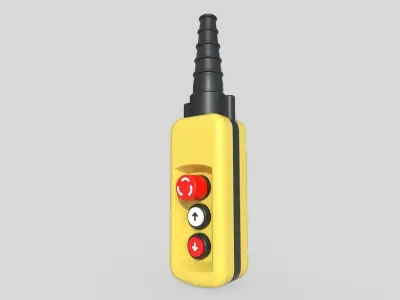 Crane Controller M3 Low-poly 3D model