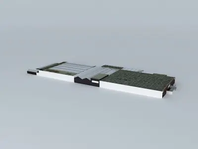 Kerry Logistics Warehouses, Old Trafford. Free 3D model