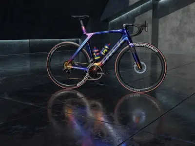 TREK - LIDL Trek Madone bike of Mads Pedersen Low-poly 3D model