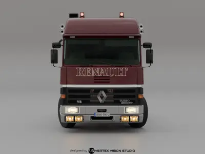 RENAULT R420 4X2 V8 Turbo Intercooler 3D model