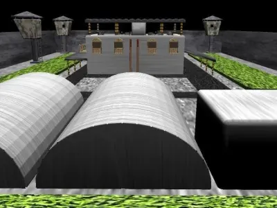 Military base 3D model