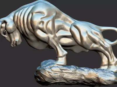 Bull Statue Free 3D model