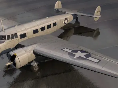 Lockheed L-10 Electra 3D model