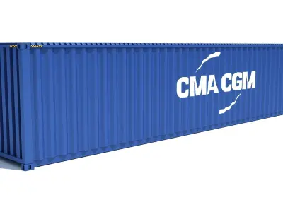 Shipping Container CMA CGM 3D model