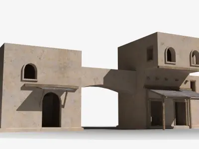 Arab x49 Low-poly 3D model