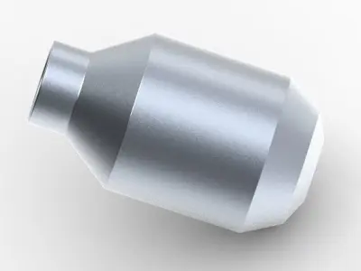 Concrete Mixer Drum 3D print model