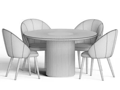 Dining Set 110 3D model