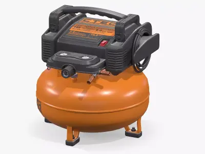 Air Compressor Low-poly 3D model get