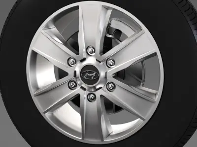 Hyundai H350 Van wheel 2017 3D model