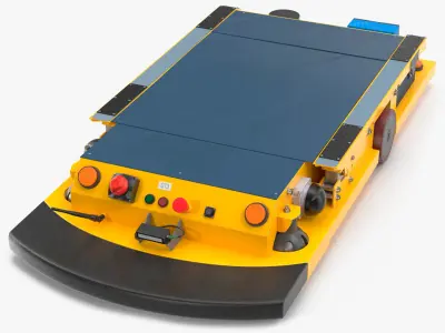 Smart Transport Robot BMW Rigged 3D model